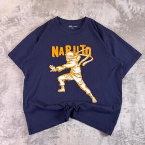 UNIQLO UT Archive Naruto Shippuden Graphic T-Shirt Mens XL Anime Navy